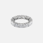  East West Radiant Eternity Ring 14k White Gold 6 0 001