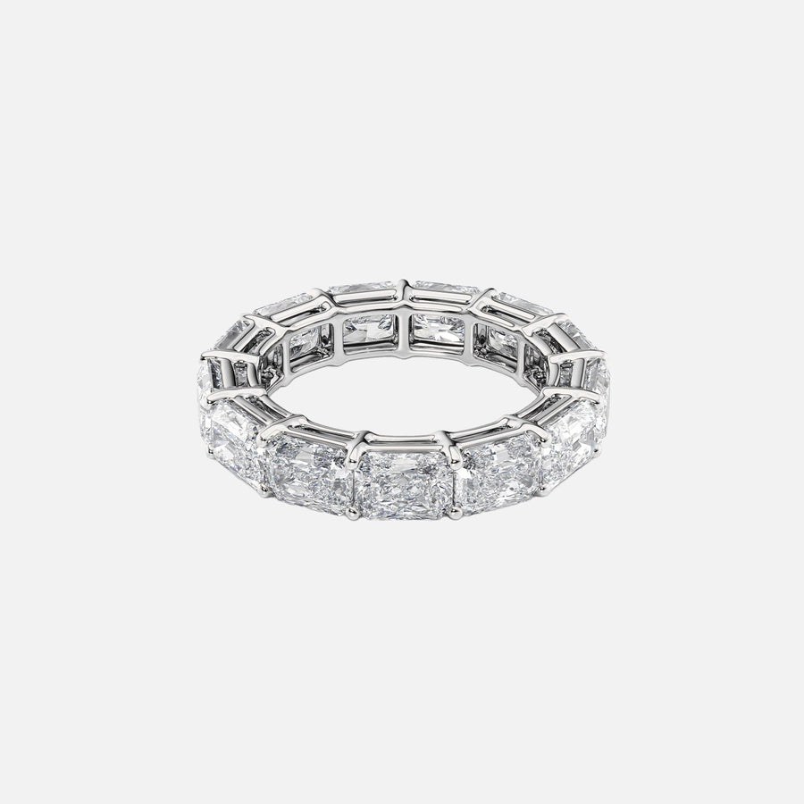  East West Radiant Eternity Ring 14k White Gold 6 0 001