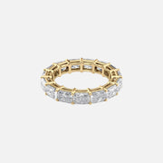  East West Radiant Eternity Ring 14k Yellow Gold 4 0 001