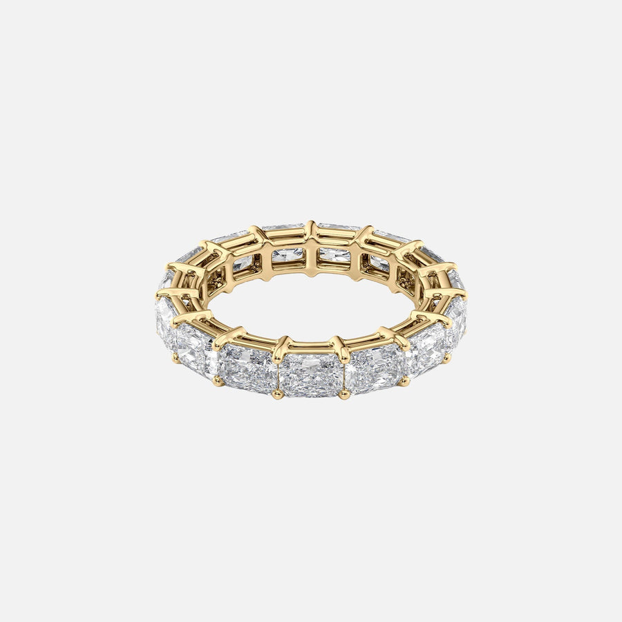 East West Radiant Eternity Ring 14k Yellow Gold 4 0 001