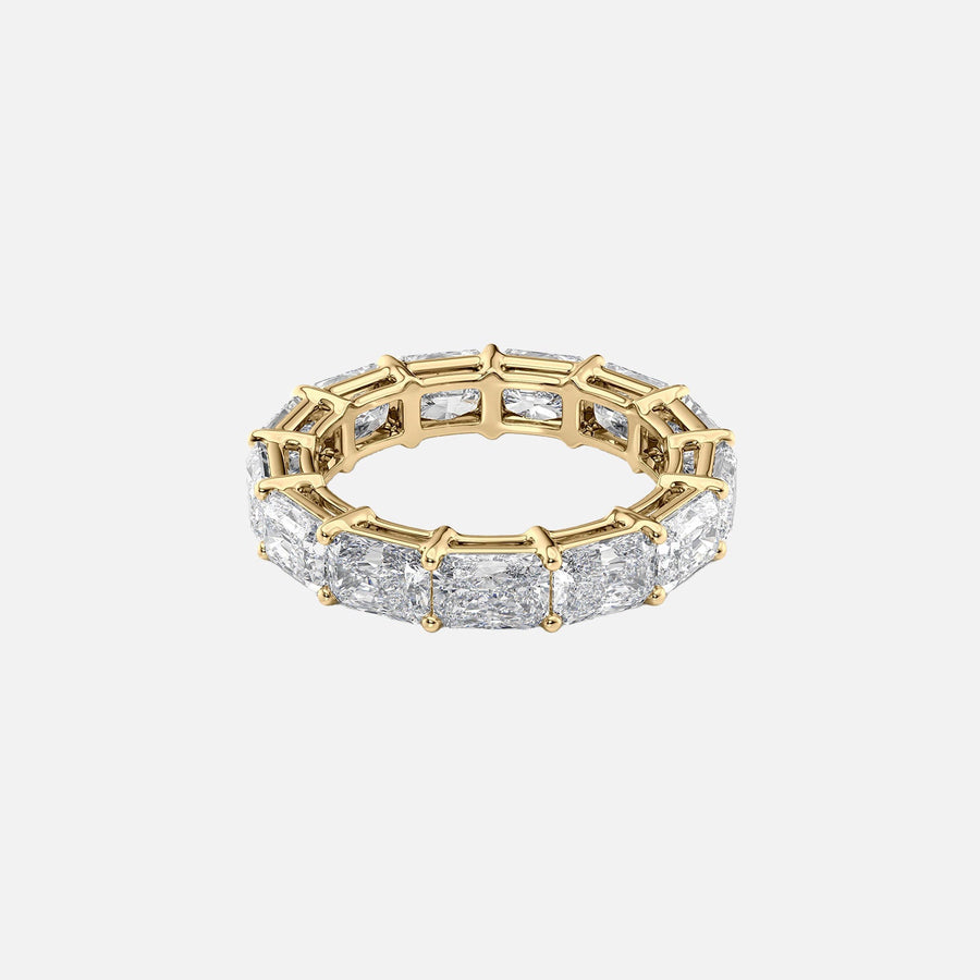  East West Radiant Eternity Ring 14k Yellow Gold 5 0 001
