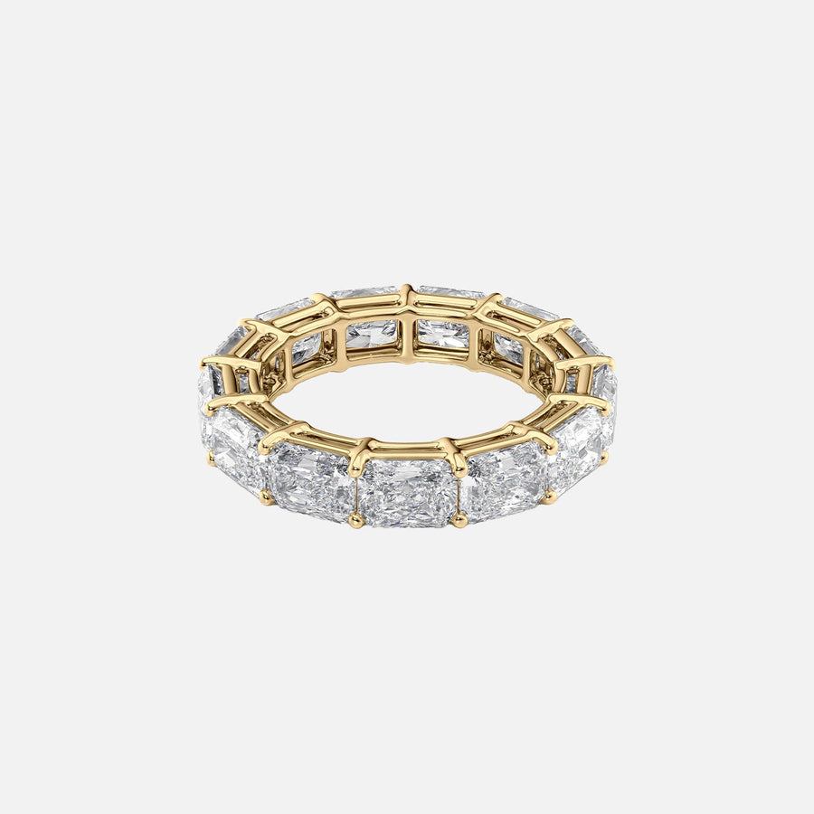  East West Radiant Eternity Ring 14k Yellow Gold 6 0 001