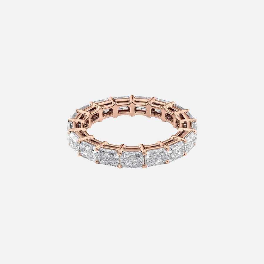  East West Radiant Eternity Ring 18k Rose Gold 2 0 001