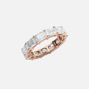  East West Radiant Eternity Ring 18k Rose Gold 5 0 002