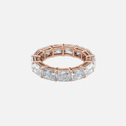 East West Radiant Eternity Ring 18k Rose Gold 6 0 001