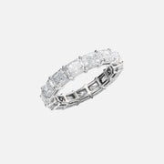  East West Radiant Eternity Ring 18k White Gold 4 0 002