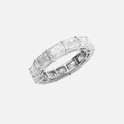  East West Radiant Eternity Ring 18k White Gold 6 0 002