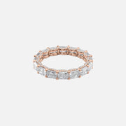  East West Radiant U Pave Prong Eternity Ring 14k Rose Gold 2 3 001
