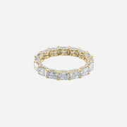 East West Radiant U Pave Prong Eternity Ring 14k Yellow Gold 2 3 001