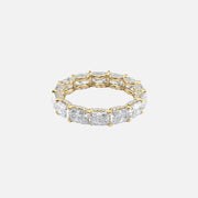  East West Radiant U Pave Prong Eternity Ring 14k Yellow Gold 4 3 001
