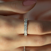  East West Radiant U Pave Prong Eternity Ring 18k White Gold 4 3 004 Final