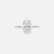 The Pave Elysian Oval Moissanite Ring - KNT - Engagement Rings, Wedding Bands & Fine Jewelry