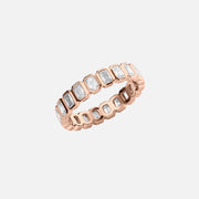  Emerald Bezel Eternity Ring 14k Rose Gold 2 0 002
