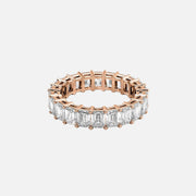  Emerald Eternity Ring 14k Rose Gold 5 5 001