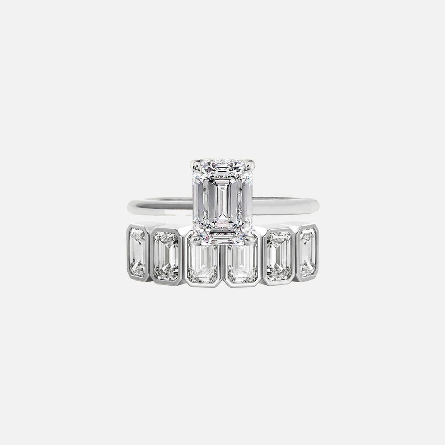 Emerald Harmony Ring Stack - KNT - Engagement Rings, Wedding Bands & Fine Jewelry