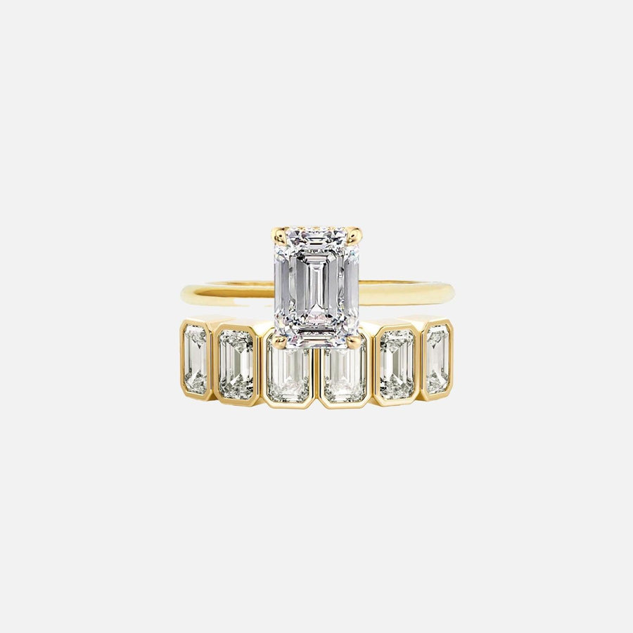 Emerald Harmony Ring Stack - KNT - Engagement Rings, Wedding Bands & Fine Jewelry