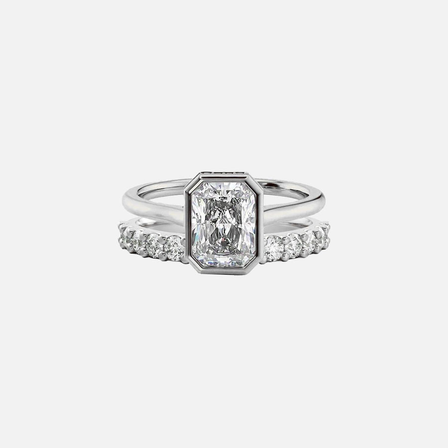 Emerald Helena & Aveline Ring Stack - KNT - Engagement Rings, Wedding Bands & Fine Jewelry