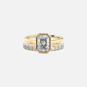 Emerald Helena & Aveline Ring Stack - KNT - Engagement Rings, Wedding Bands & Fine Jewelry