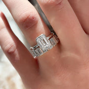 Emerald Helena & Luxe Ring Stack - KNT - Engagement Rings, Wedding Bands & Fine Jewelry