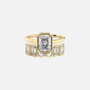 Emerald Helena & Luxe Ring Stack - KNT - Engagement Rings, Wedding Bands & Fine Jewelry