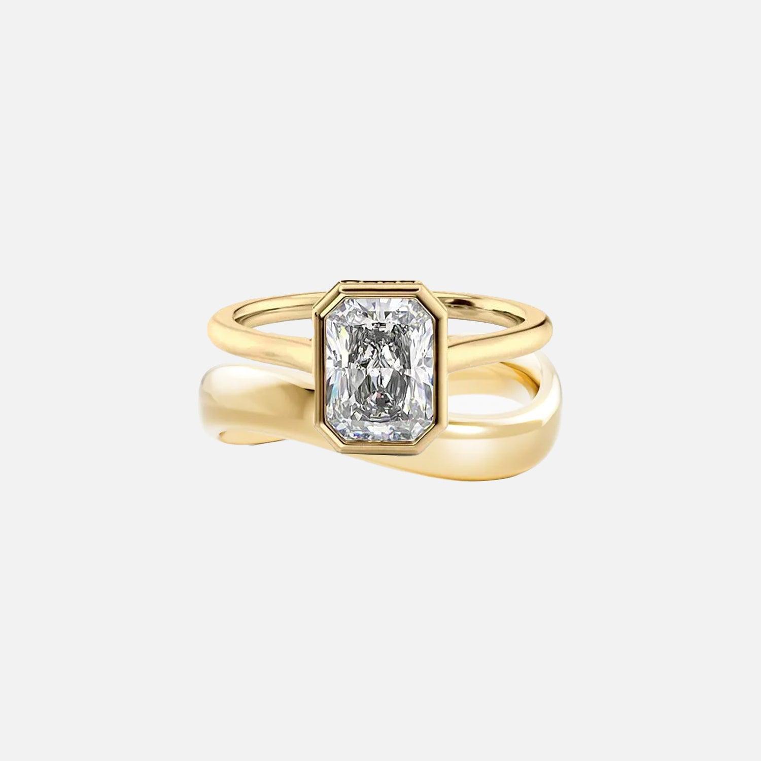 Emerald Helena & Maya Ring Stack - KNT - Engagement Rings, Wedding Bands & Fine Jewelry