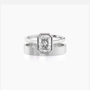 Emerald Helena & Nathan Ring Stack - KNT - Engagement Rings, Wedding Bands & Fine Jewelry
