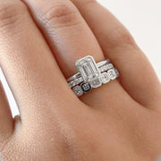 Emerald Helena Ring Stack - KNT - Engagement Rings, Wedding Bands & Fine Jewelry
