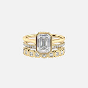 Emerald Helena Ring Stack - KNT - Engagement Rings, Wedding Bands & Fine Jewelry