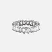  Emerald U Pave Prong Eternity Ring 14k White Gold 6 3 001