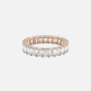  Emerald U Prong Eternity Ring 14k Rose Gold 5 0 001