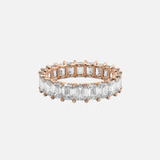  Emerald U Prong Eternity Ring 18k Rose Gold 5 5 001