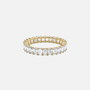  Emerald U Prong Eternity Ring 18k Yellow Gold 3 0 001