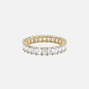  Emerald U Prong Eternity Ring 18k Yellow Gold 4 0 001