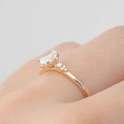 The Three Stone Emery Oval Moissanite Ring - KNT - Engagement Rings, Wedding Bands & Fine Jewelry