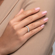 The Pave Eternal Embrace Nature Moissanite Ring - KNT - Engagement Rings, Wedding Bands & Fine Jewelry