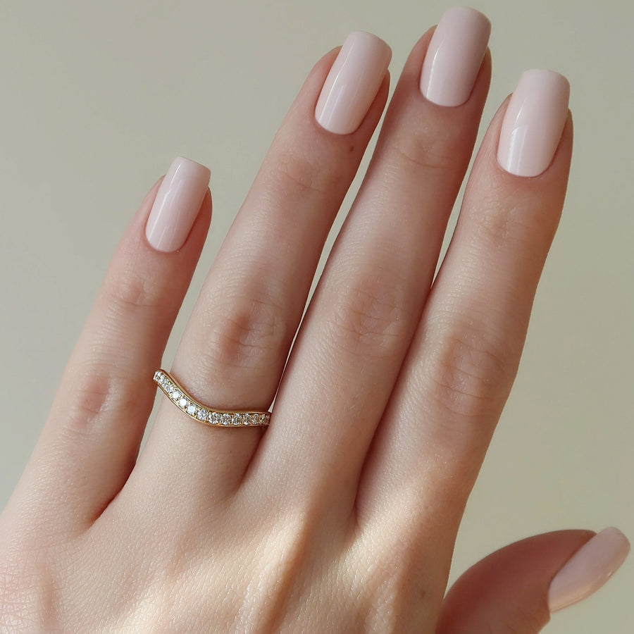 The Pave Eternal Embrace Nature Moissanite Ring - KNT - Engagement Rings, Wedding Bands & Fine Jewelry