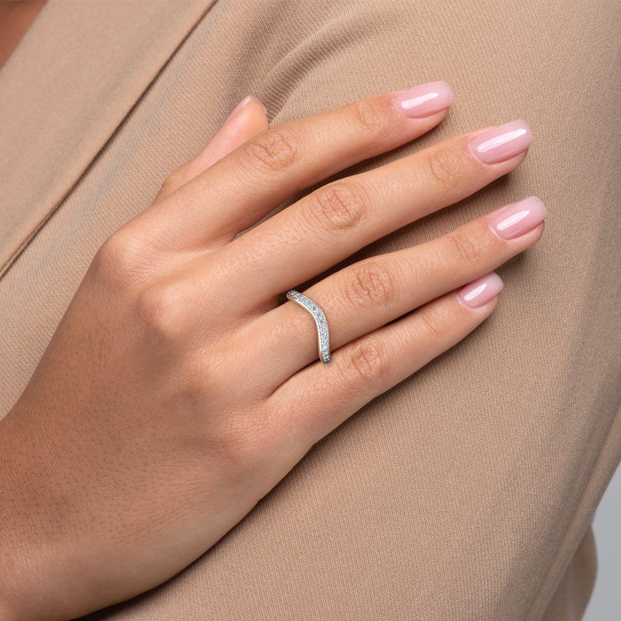 The Pave Eternal Embrace Nature Moissanite Ring - KNT - Engagement Rings, Wedding Bands & Fine Jewelry