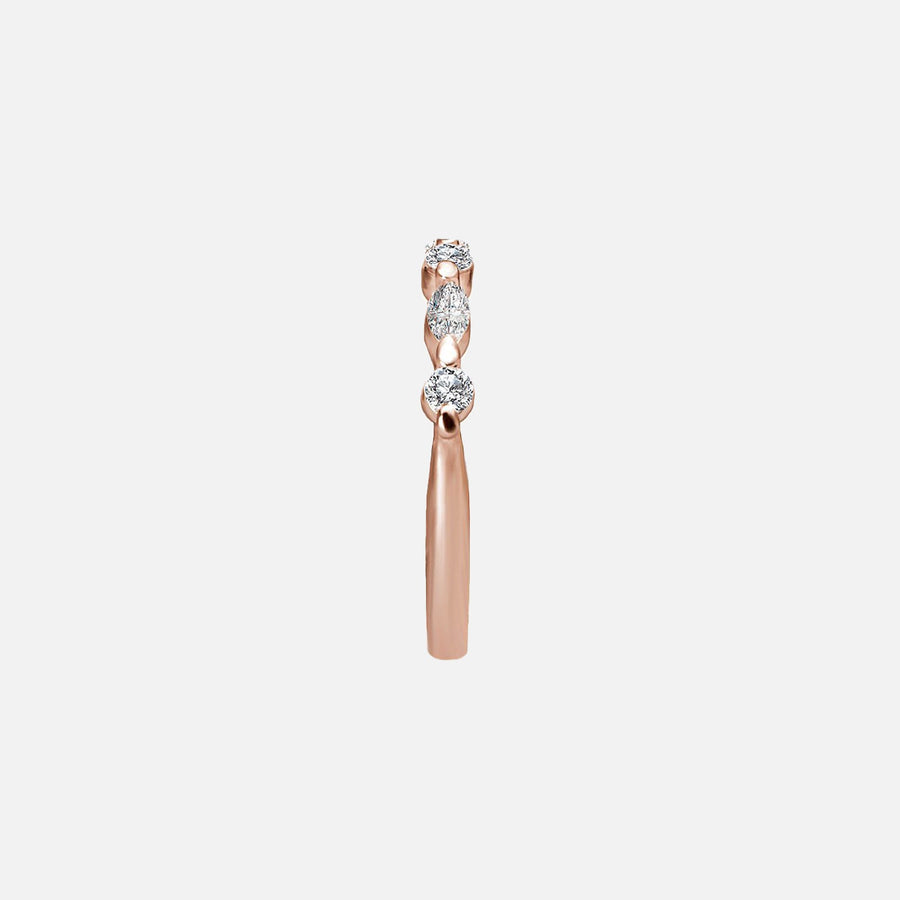  Evelyne Moissanite 14k Rose Gold 4