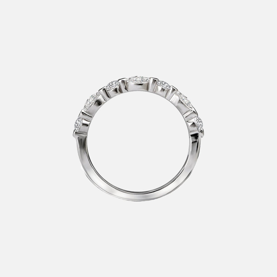  Evelyne Moissanite 18k White Gold 3