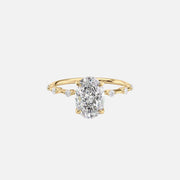The Pave Freyja Oval Moissanite Ring - KNT - Engagement Rings, Wedding Bands & Fine Jewelry