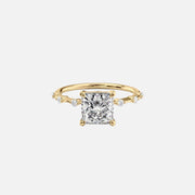 The Pave Freyja Princess Moissanite Ring - KNT - Engagement Rings, Wedding Bands & Fine Jewelry