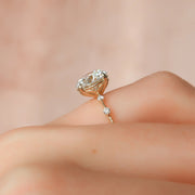The Pave Freyja Round Moissanite Ring - KNT - Engagement Rings, Wedding Bands & Fine Jewelry