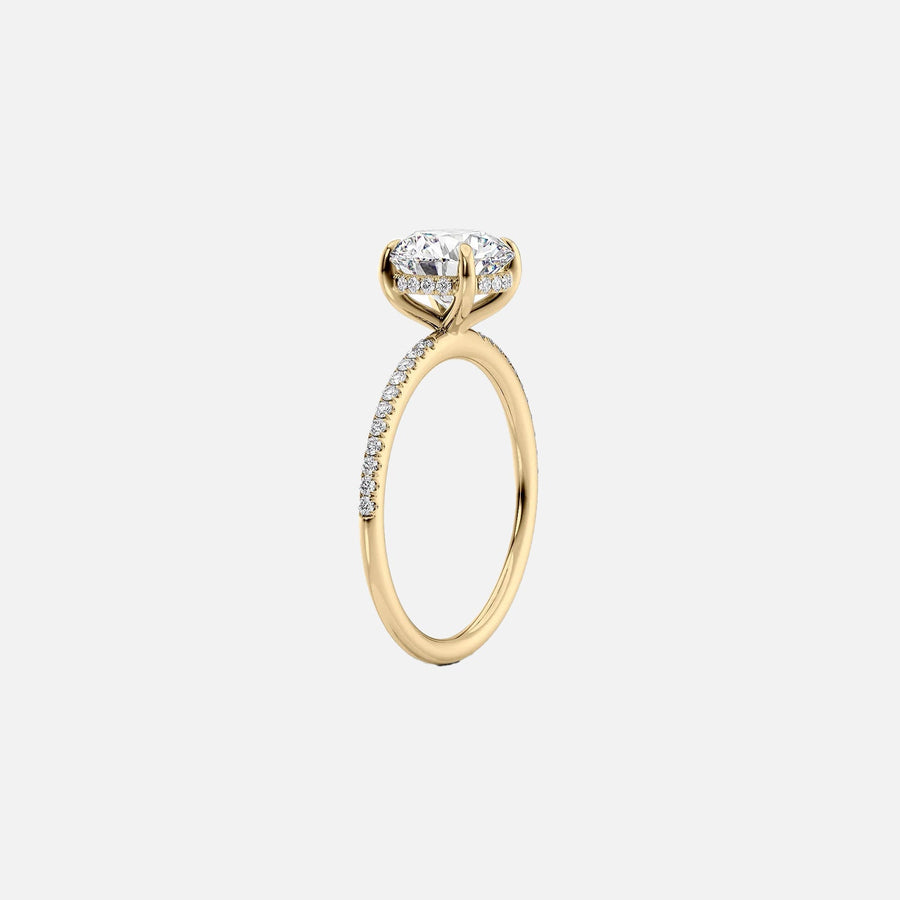 The Pave Gratia Cushion Moissanite Ring - KNT - Engagement Rings, Wedding Bands & Fine Jewelry