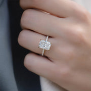 The Pave Gratia Radiant Moissanite Ring - KNT - Engagement Rings, Wedding Bands & Fine Jewelry