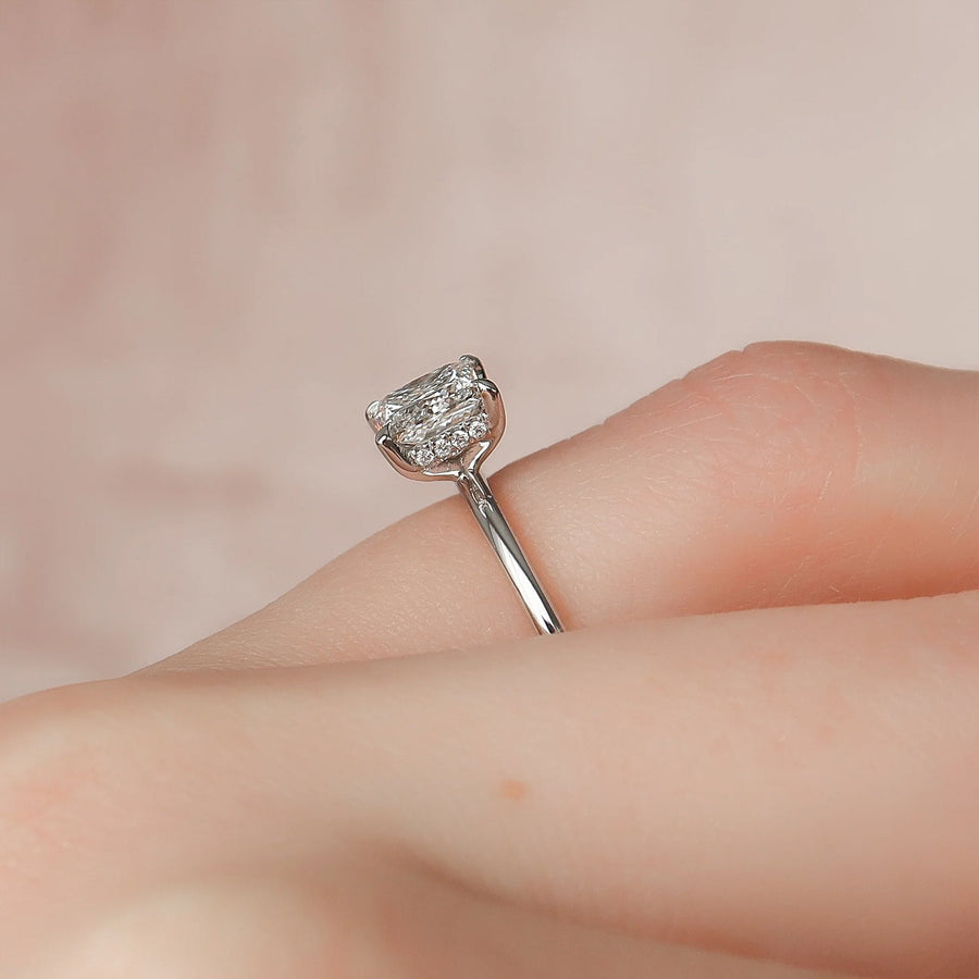 The Solitaire Harmony Princess Moissanite Ring - KNT - Engagement Rings, Wedding Bands & Fine Jewelry