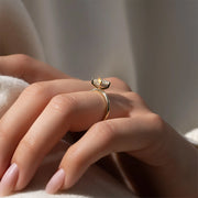 The Solitaire Harmony Princess Moissanite Ring - KNT - Engagement Rings, Wedding Bands & Fine Jewelry