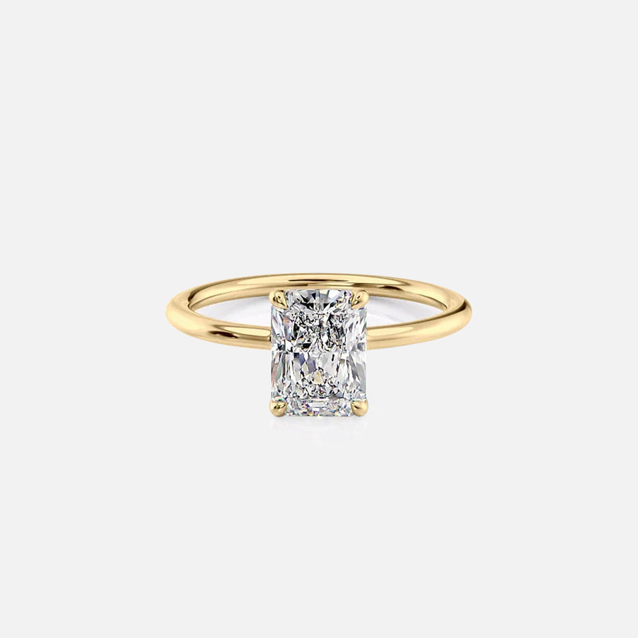 The Solitaire Harmony Radiant Moissanite Ring - KNT - Engagement Rings, Wedding Bands & Fine Jewelry
