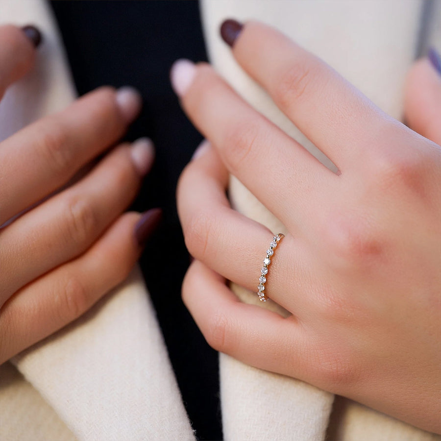 The Pave Harper Prong Moissanite Ring - KNT - Engagement Rings, Wedding Bands & Fine Jewelry