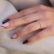 The Pave Harper Prong Moissanite Ring - KNT - Engagement Rings, Wedding Bands & Fine Jewelry