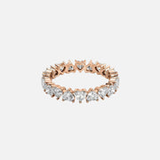  Heart Eternity Ring 14k Rose Gold 2 5 001